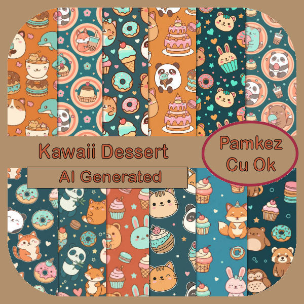 (image for) AI Kawaii Desserts Papers